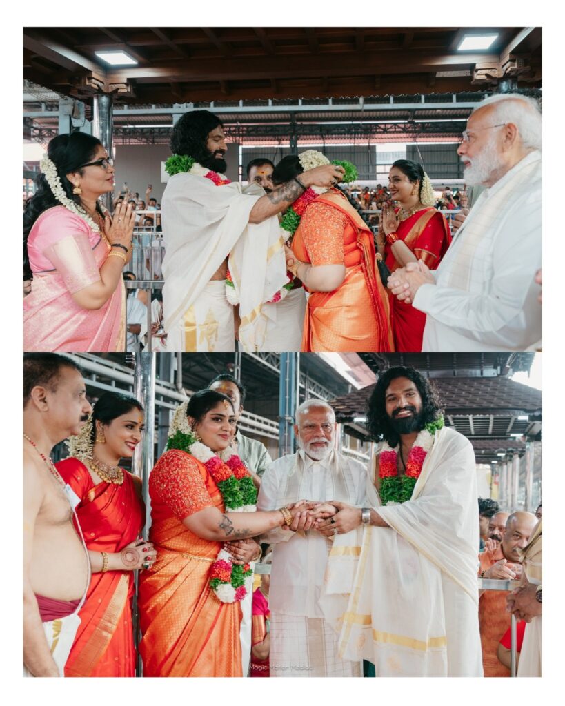Narendra Modi at Kerala Politician Suresh Gopi's daughter Wedding 1 WhatsApp Image 2024 01 17 at 20.18.41 0ee5ca48 1