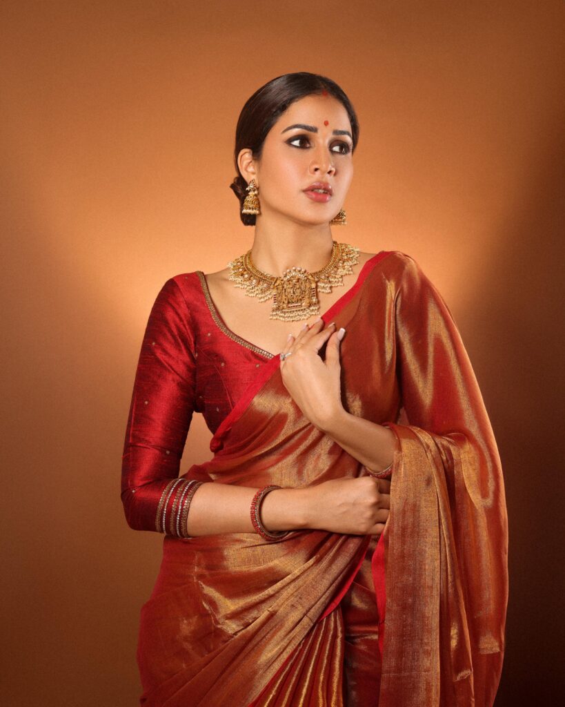 Ayodhya born Lavanya Tripathi dons Ram Parivar Jewellery On Ram Mandir Pran Pratishta 1 WhatsApp Image 2024 01 22 at 14.02.58 b52e4887