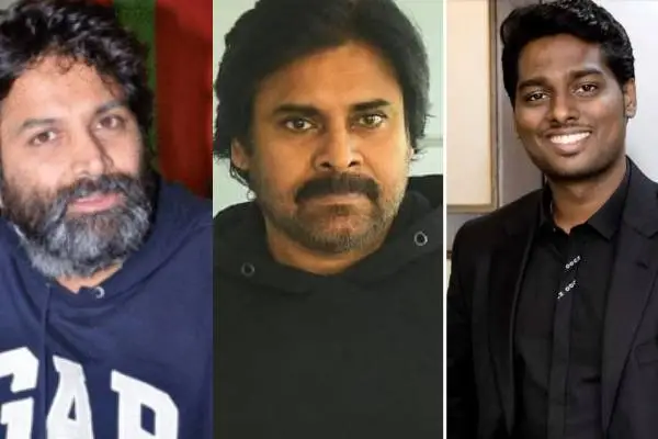 pawan kalyan and atlee and trivikram