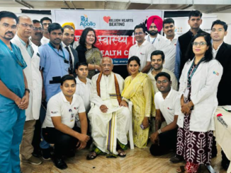 Dr Prathap C Reddy and grand daughter Upasana Konidela launch Apollo Hospitals in Ayodhya 1 Screenshot 2024 03 11 233128