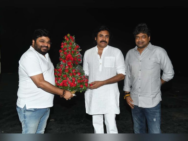 The Kashmir Files producer Abhishek Agarwal meets Pawan Kalyan and Harish Shankar 768x576 1