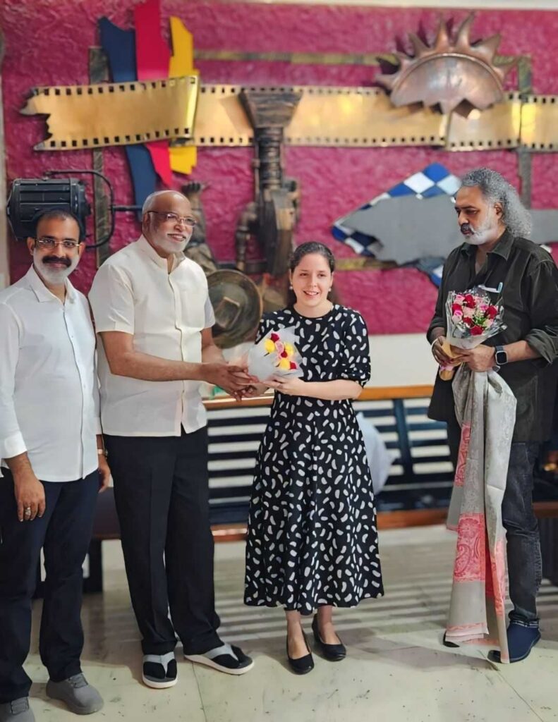 Mrs. Sofia Salas, Representative of Costa Rica facilitated by Telugu Film Chamber & TFPC members 2 WhatsApp Image 2024 09 25 at 13.02.03 3867a648