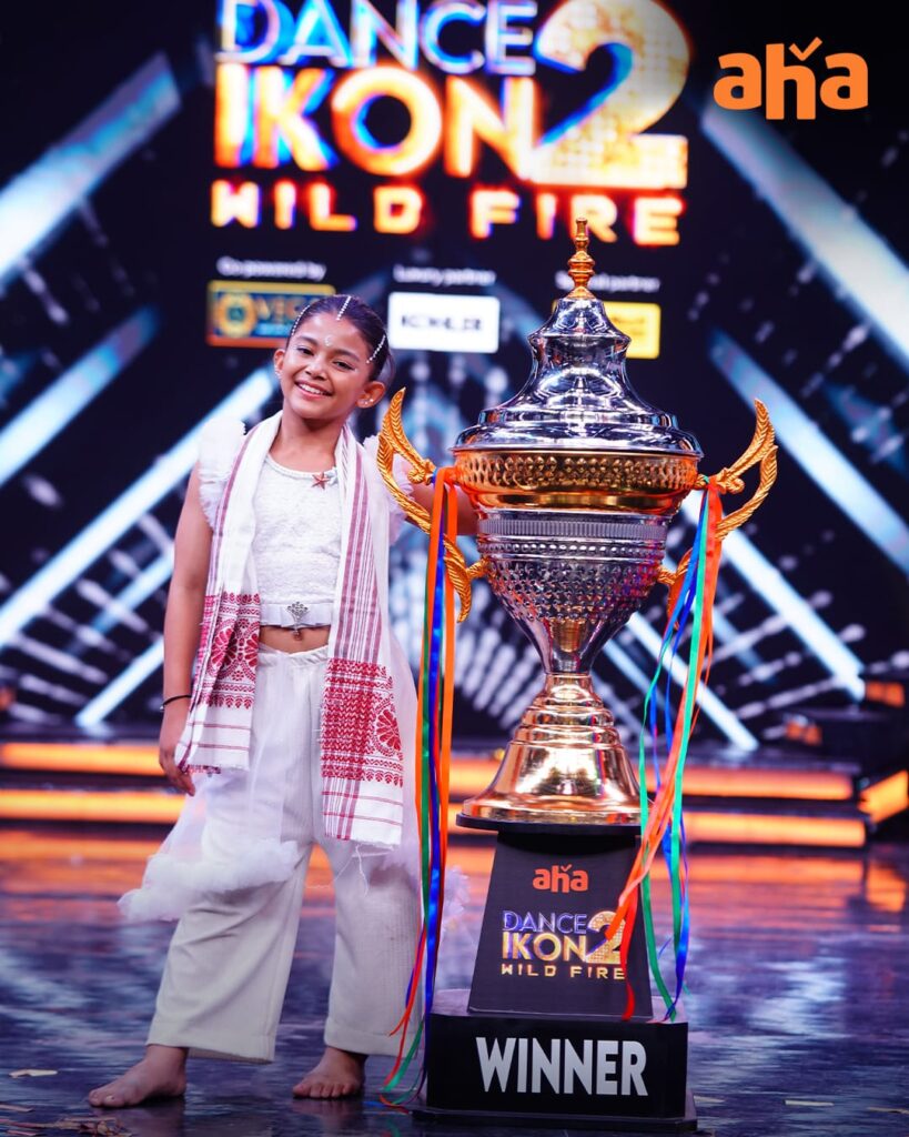 Eight-year-old Binita Chetry wins Dance IKON Season 2 on aha 1 WhatsApp Image 2025 05 17 at 15.54.32 86702b9b