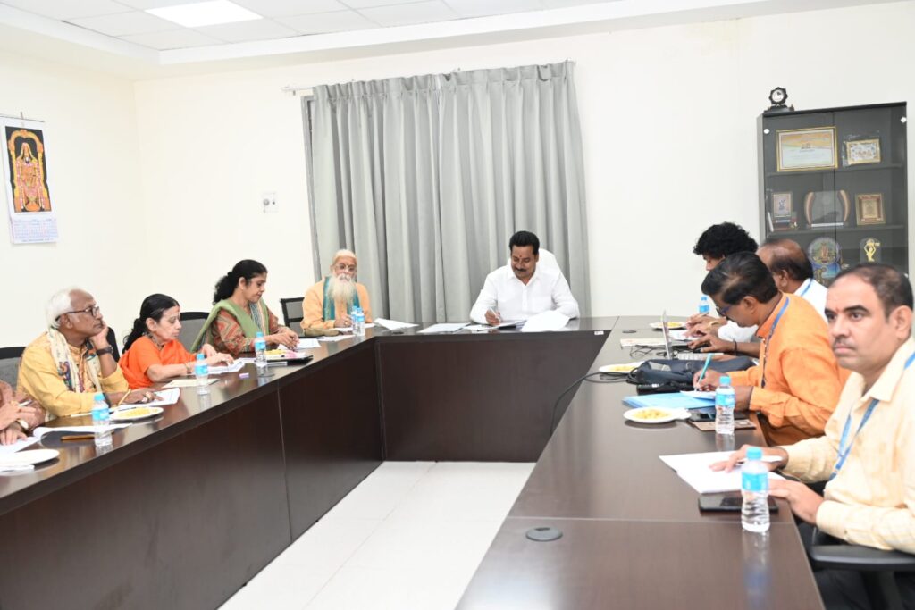 SVBC Chairman B. Sridhar Varma Chairs Nadaneerajanam Artists Selection Committee Meeting 1 1001602283